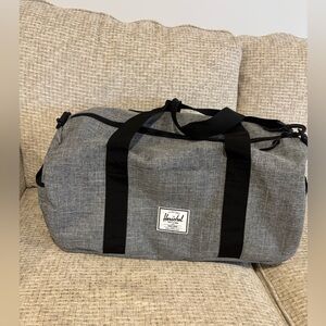 Herschel Supply Company Black and Gray Duffel Bag